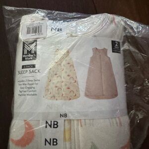 Member's Mark Newborn Pink Sleep Sack - 2 Pack